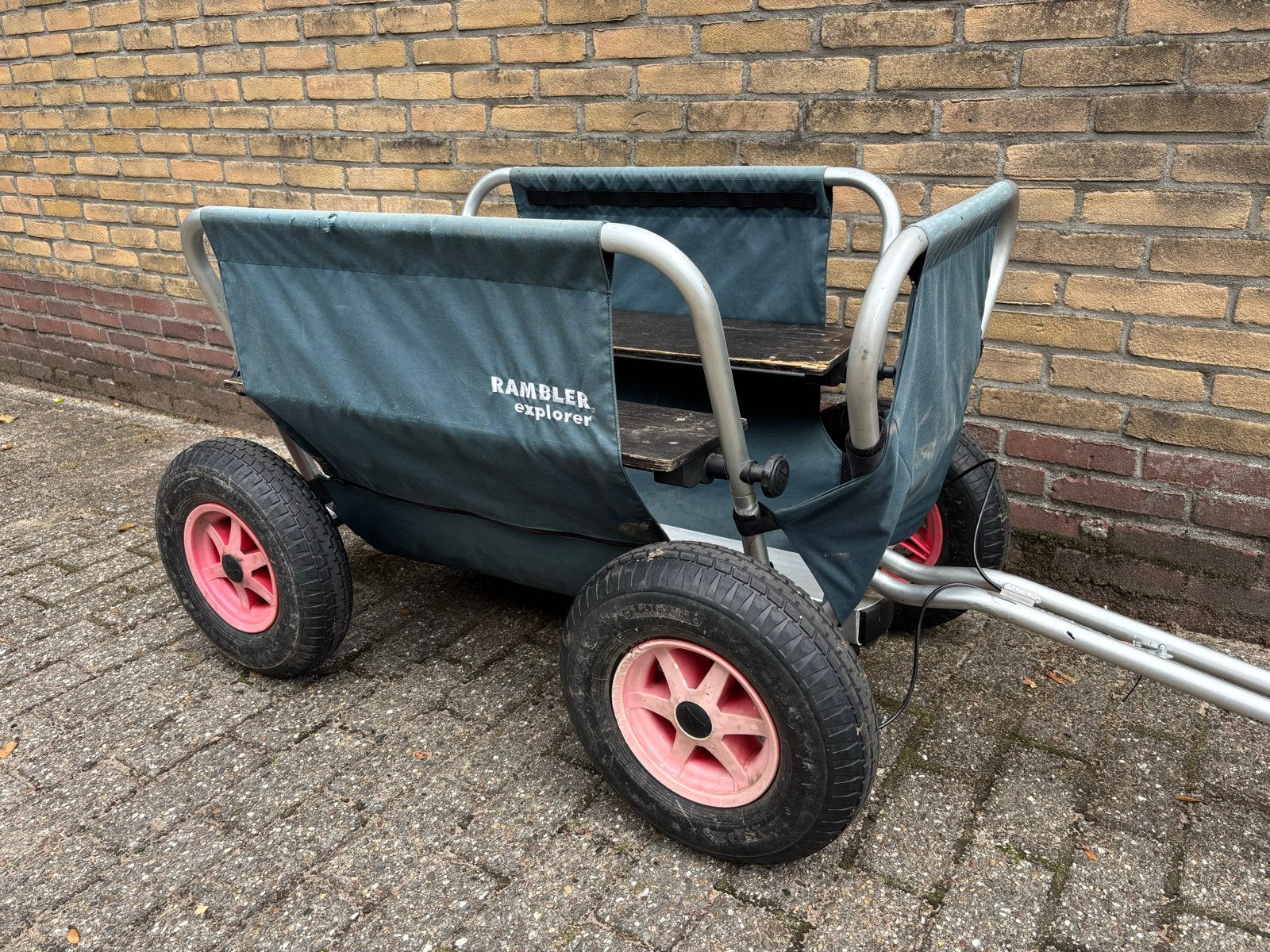 Rambler Explorer 80 bolderkar - Stevige en opvouwbare wagen, Ophalen, Opvouwbaar, Gebruikt