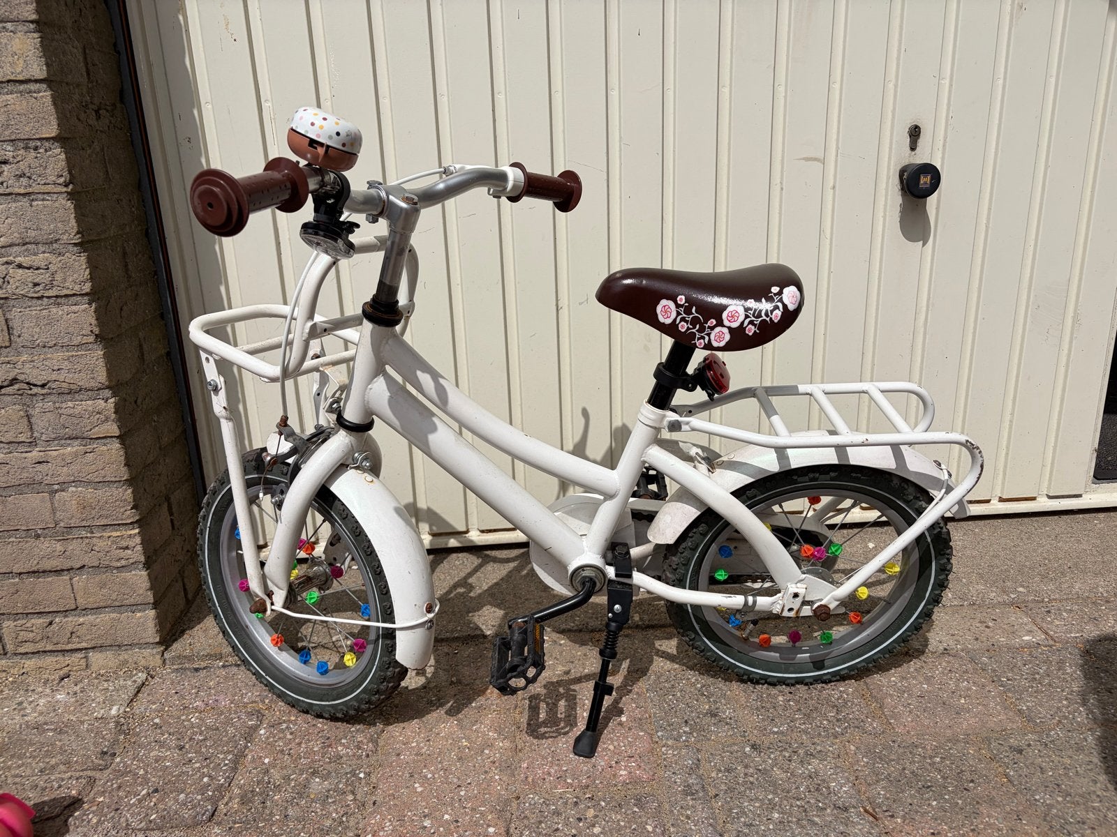 Mooie 16 inch meisjesfiets, Ophalen, Gebruikt, 16 tot 20 inch