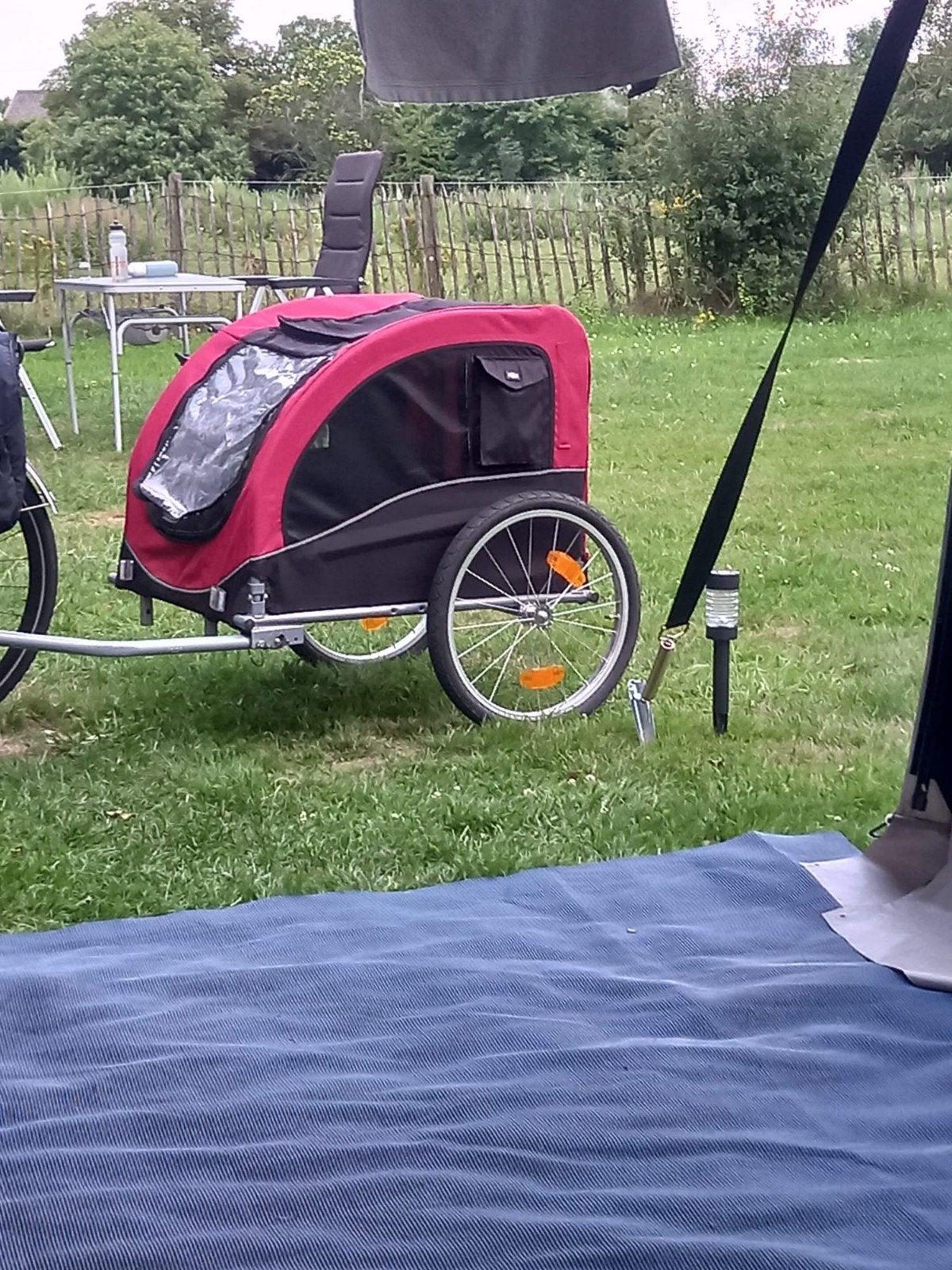 trixie fietskar voor middelgrote hond, Dieren en Toebehoren, Trixie, Ophalen, Gebruikt, Hondenfietskar