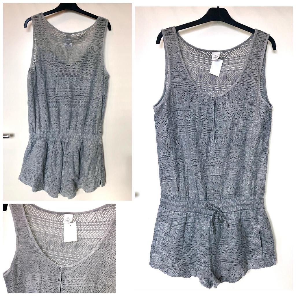 Jumpsuit grijs gehaakt yaya 44, Ophalen of Verzenden, Zo goed als nieuw, Maat 42/44 (L), Grijs