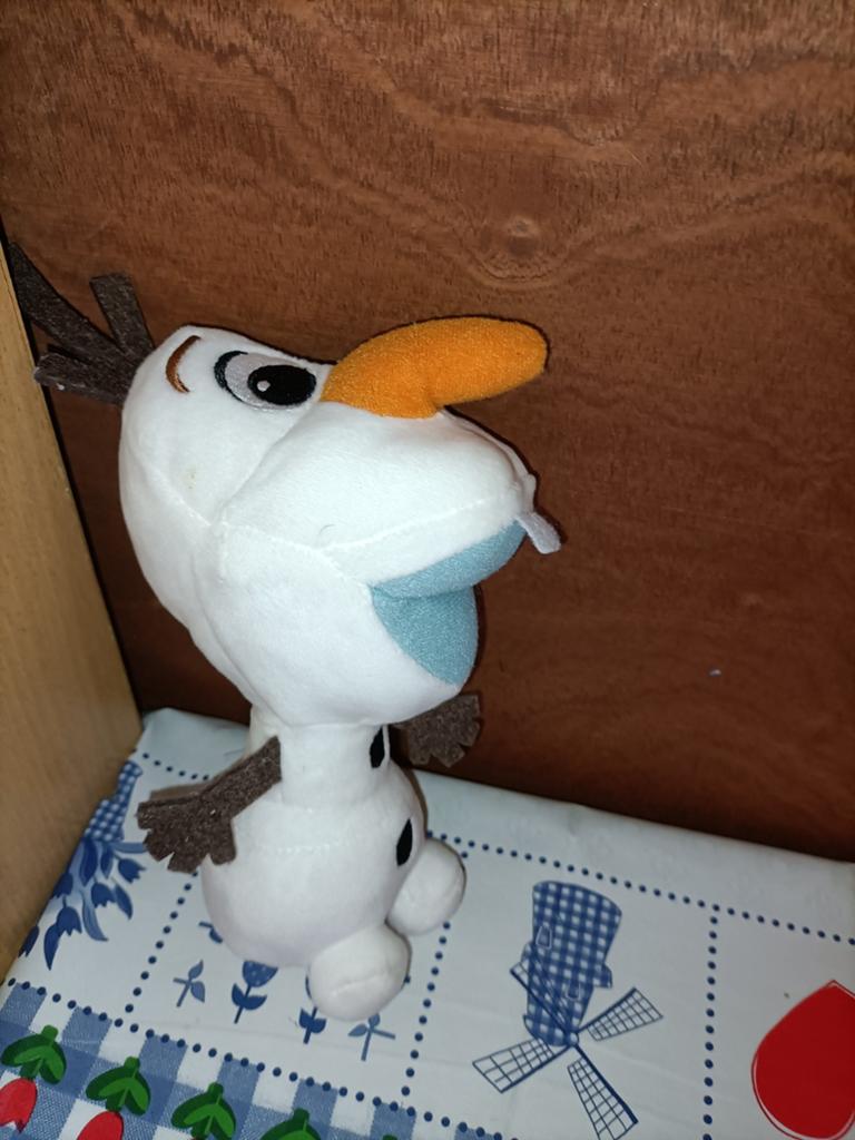 Olaf knuffel sneeuwpop van Frozen II 18 cm groot, Ophalen of Verzenden, Zo goed als nieuw, Overige typen