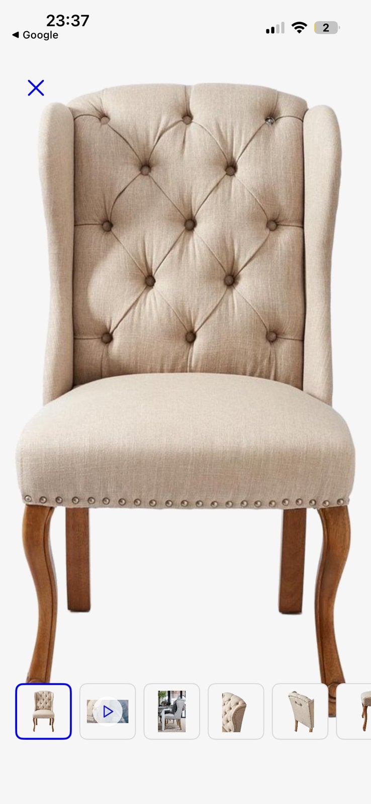 GEZOCHT; 6 beige keith riviera maison Eetkamerstoelen, Huis en Inrichting, Ophalen of Verzenden, Zo goed als nieuw, Overige kleuren
