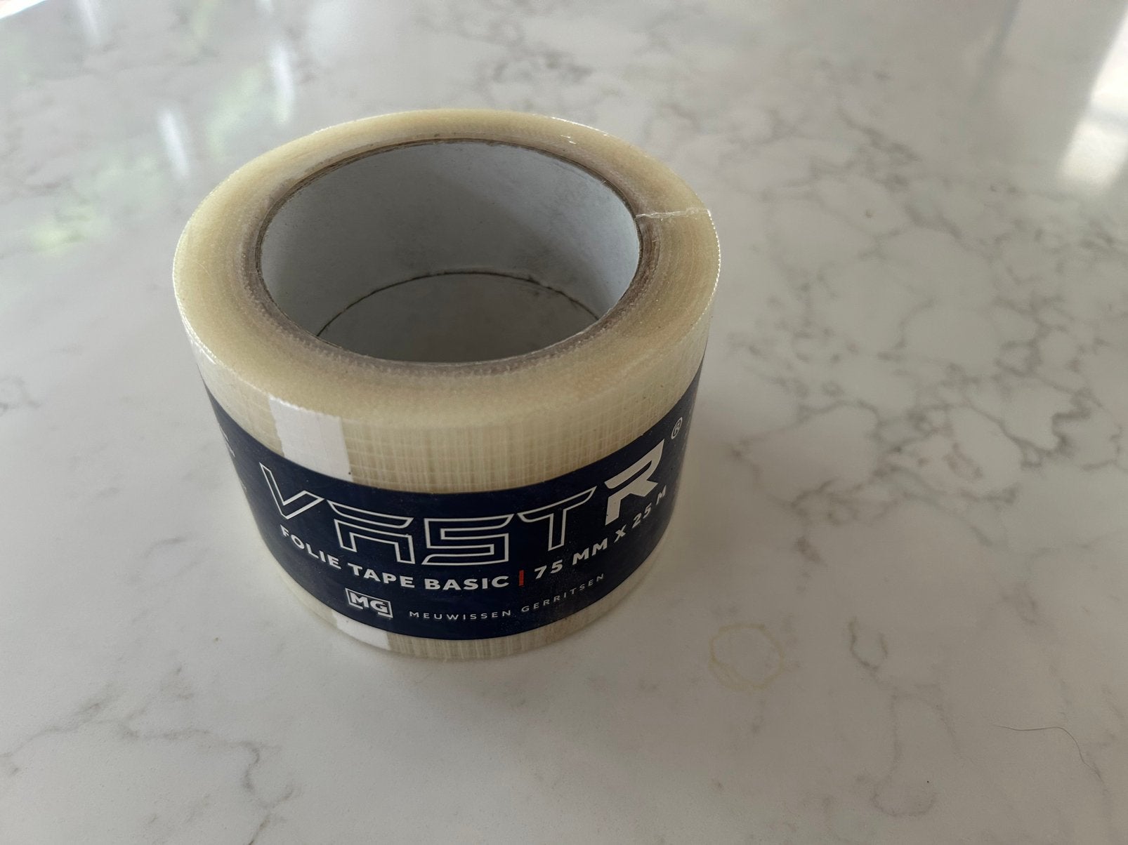 Nieuwe rol VAST-R Folie tape Basic 75 mm x 25 m, Doe-het-zelf en Verbouw, Isolatie en Afdichting, 4 tot 8 cm, Nieuw, Ophalen of Verzenden