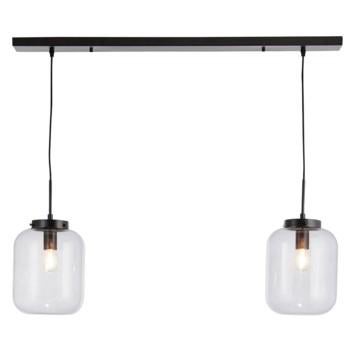 Karwei hanglamp Juno, Huis en Inrichting, Lampen | Hanglampen, Ophalen, Gebruikt, Glas