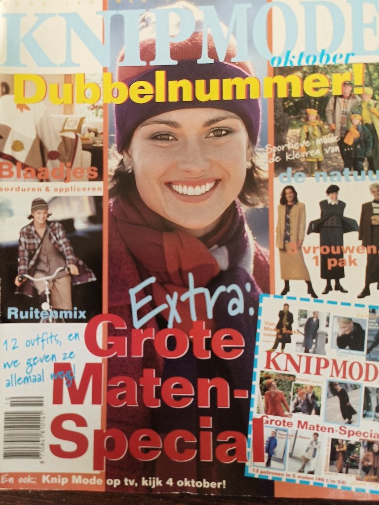 Knipmode oktober 1997 broeken, familiemode patronen, Hobby en Vrije tijd, Kledingpatronen, Overige typen, Vrouw, Ophalen of Verzenden