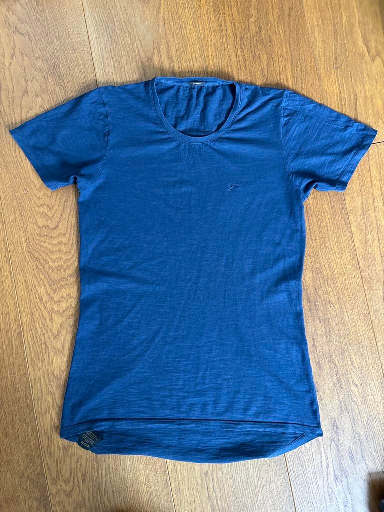 Denham T-shirt blauw maat S, Ophalen of Verzenden, Zo goed als nieuw, Maat 46 (S) of kleiner, Blauw