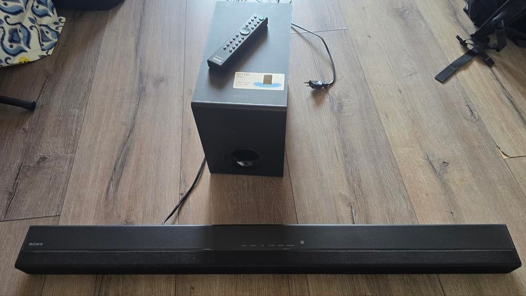 Sony HT-CT80 Soundbar met Subwoofer en Bluetooth, Ophalen, Bluetooth, Gebruikt