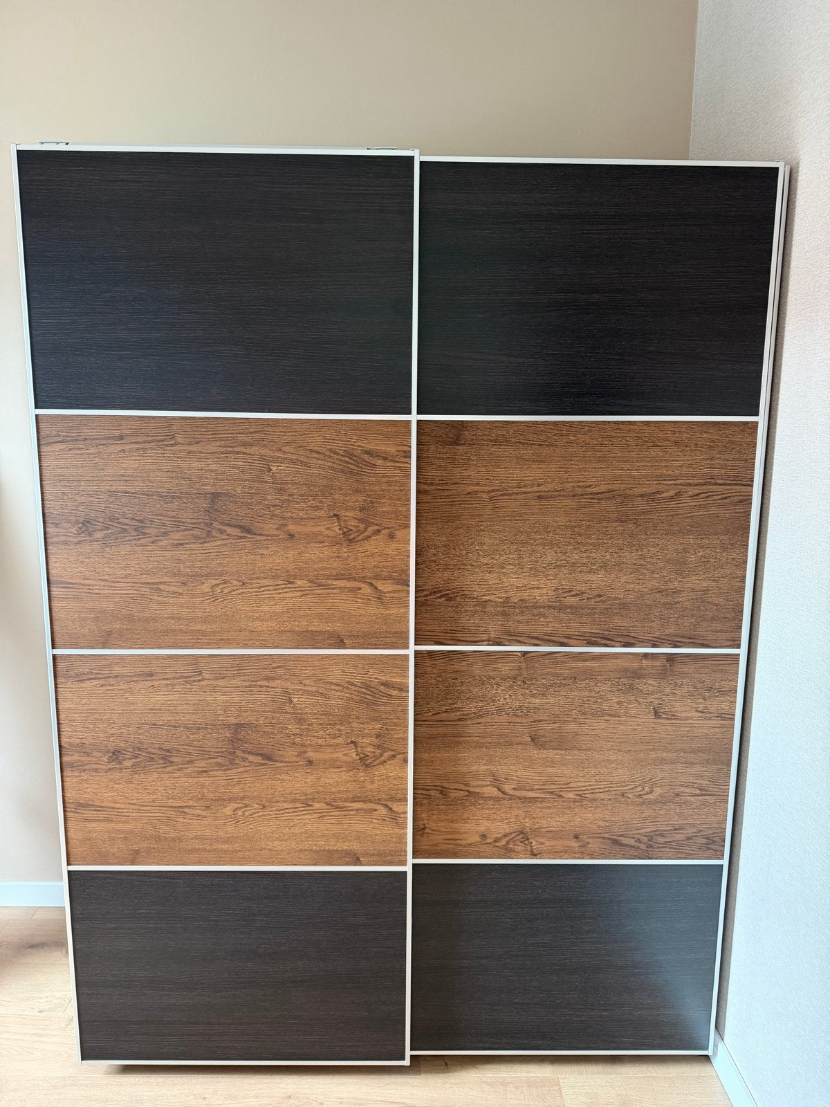 Ikea Pax kledingkast met schuifdeuren - 201 x 150 cm, Ophalen, Gebruikt, 200 cm of meer, 150 tot 200 cm