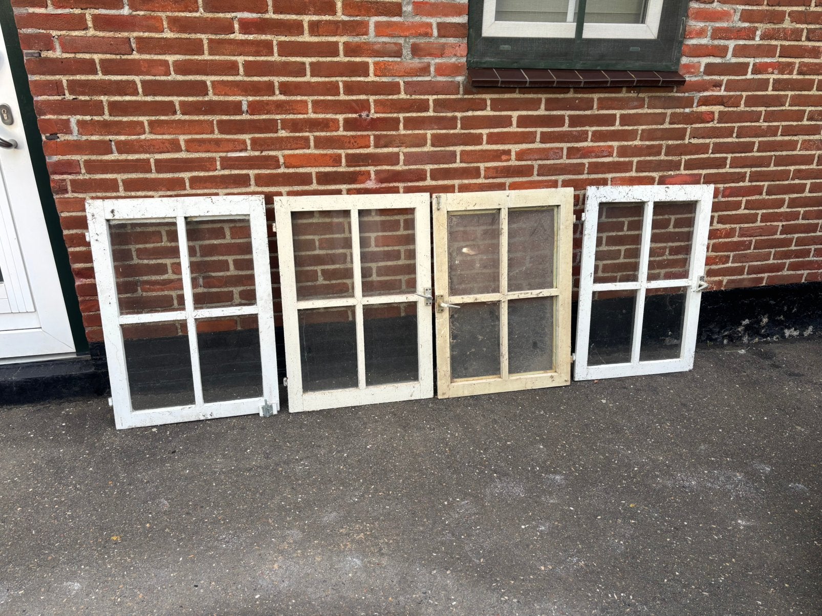 Te koop houten ramen, Doe-het-zelf en Verbouw, Glas en Ramen, Ophalen, Gevelraam of Ruit