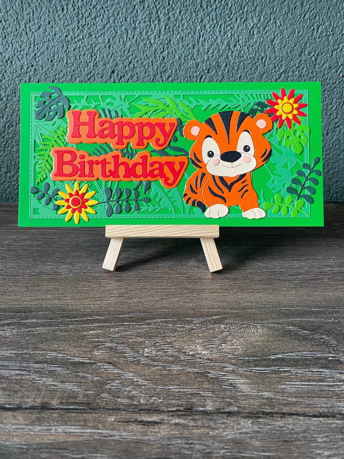Wenskaart met envelop nr 491 Verjaardag, Hobby en Vrije tijd, Kaarten | Zelfgemaakt, Ophalen of Verzenden, Nieuw, Overige thema's