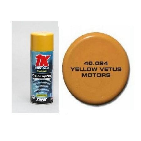 Silpar verf voor Vetus motor geel spuitbus TK Colorspray, -, TK, -, Nieuw