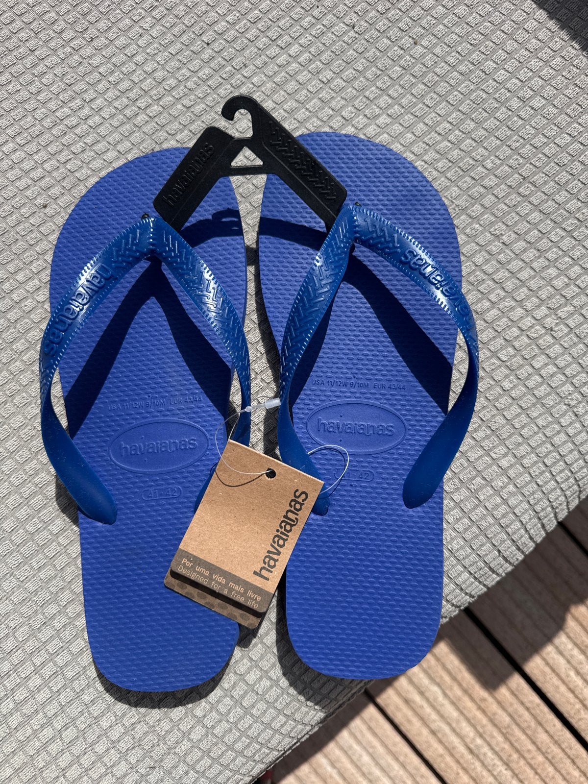 Havaianas Slippers Blauw - Maat 43/44, Ophalen, Nieuw, Blauw, Slippers