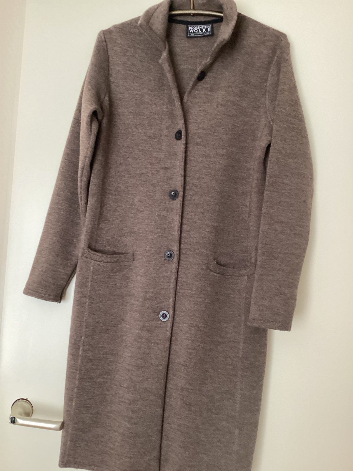 Roosenstein Wolke jas 100% wol - Nieuw, Verzenden, Nieuw, Maat 42/44 (L), Bruin