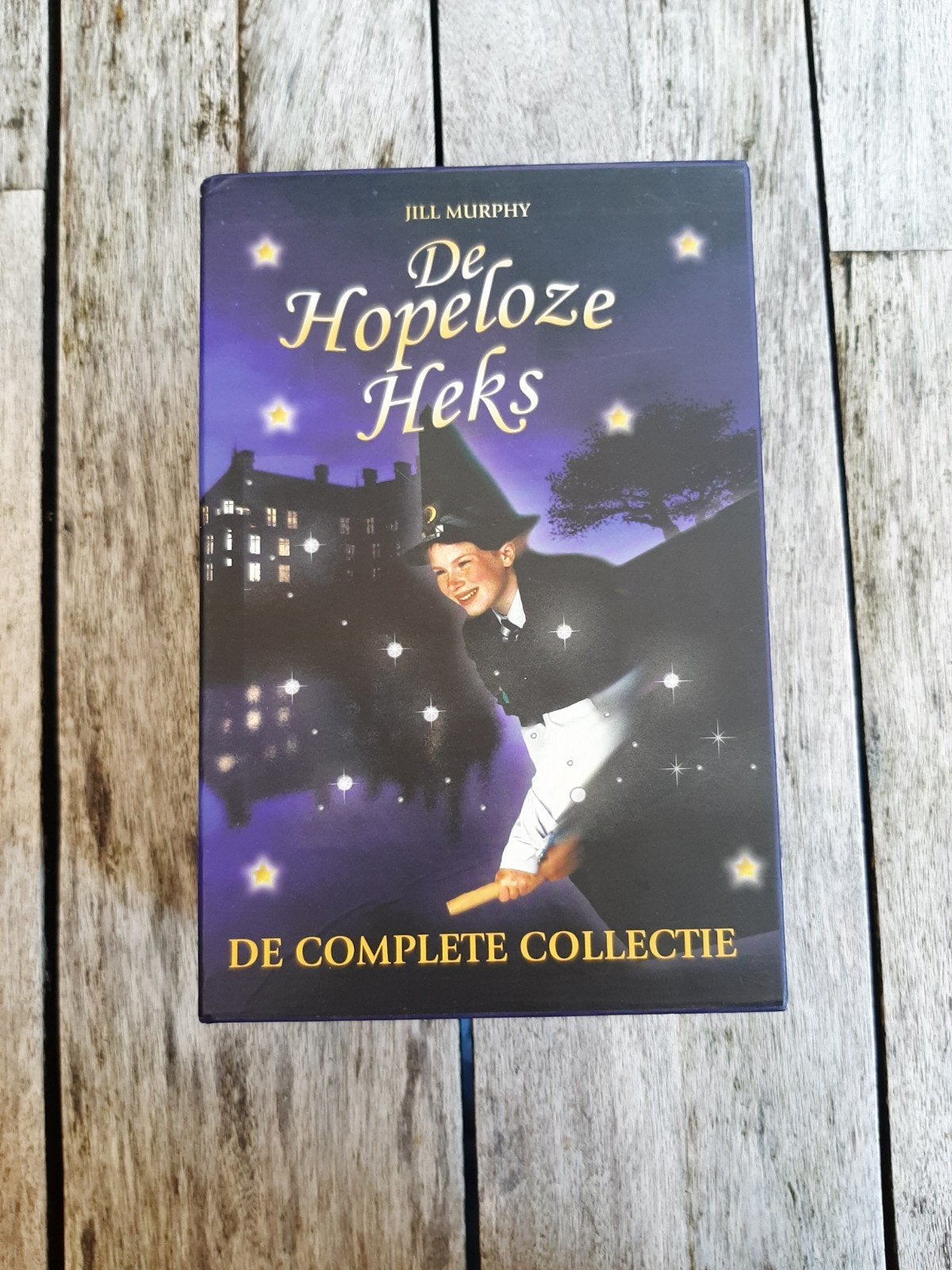 de hopeloze heks boekenbox boeken box, Ophalen of Verzenden, Zo goed als nieuw