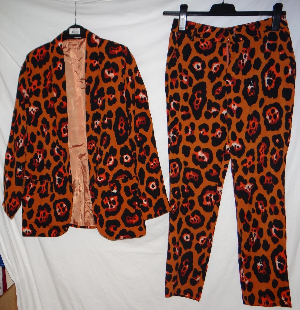 Leuke bruin/zwart/rood PANTER PRINT MY JEWELLERY pak, Kostuum of Pak, My Jewellery, Bruin, Gedragen