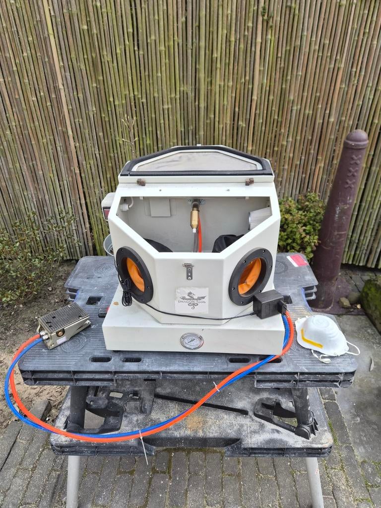 Kleine straalcabine, Ophalen of Verzenden, Gebruikt