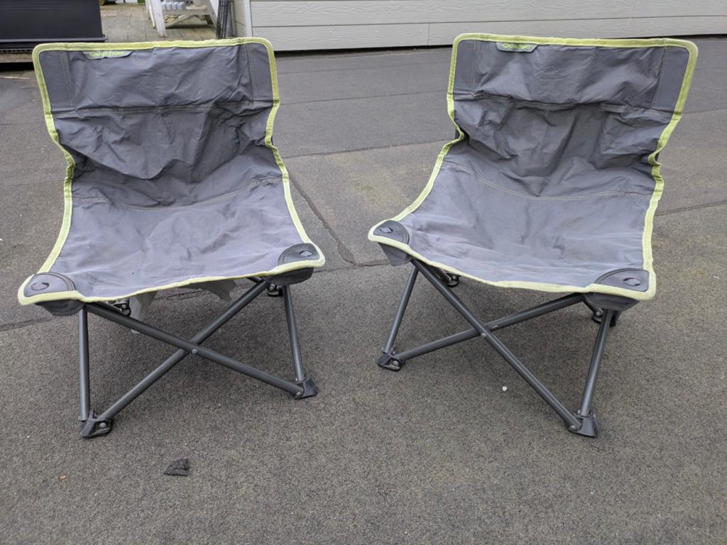 Campingstoelen Quechua, Caravans en Kamperen, Tenten, Ophalen of Verzenden, Gebruikt, Tot en met 2