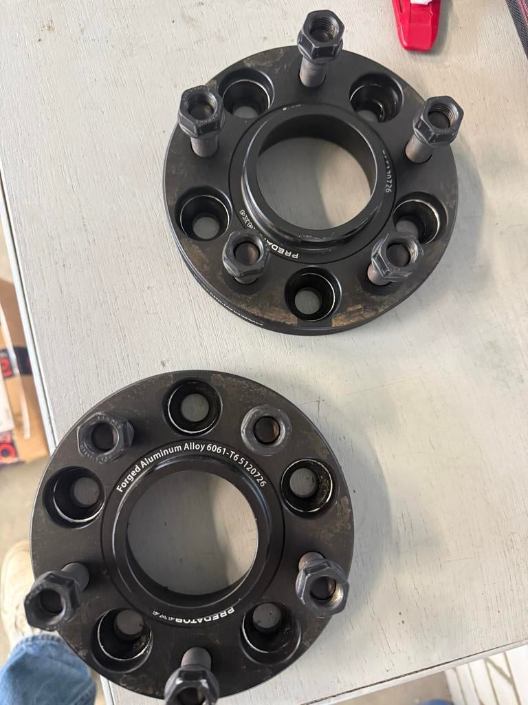 Spoorverbreders 5x120 25mm voor Range Rover en Mercedes, Ophalen of Verzenden, Gebruikt, Land Rover