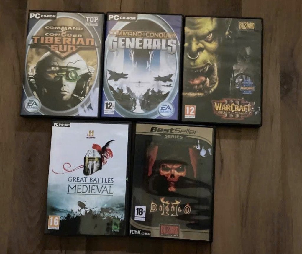 Diverse oudere PC games (origineel), Spelcomputers en Games, Games | Pc, Ophalen, Gebruikt, 1 speler, Strategie en Constructie