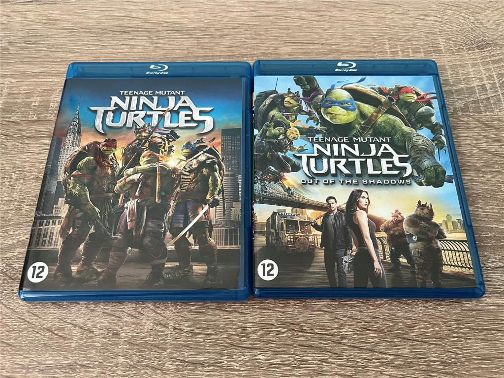 Blu-ray's Teenage Mutant Ninja Turtles 1 en 2 - NL-Uitgaves, Cd's en Dvd's, Ophalen of Verzenden, Gebruikt, Science Fiction en Fantasy