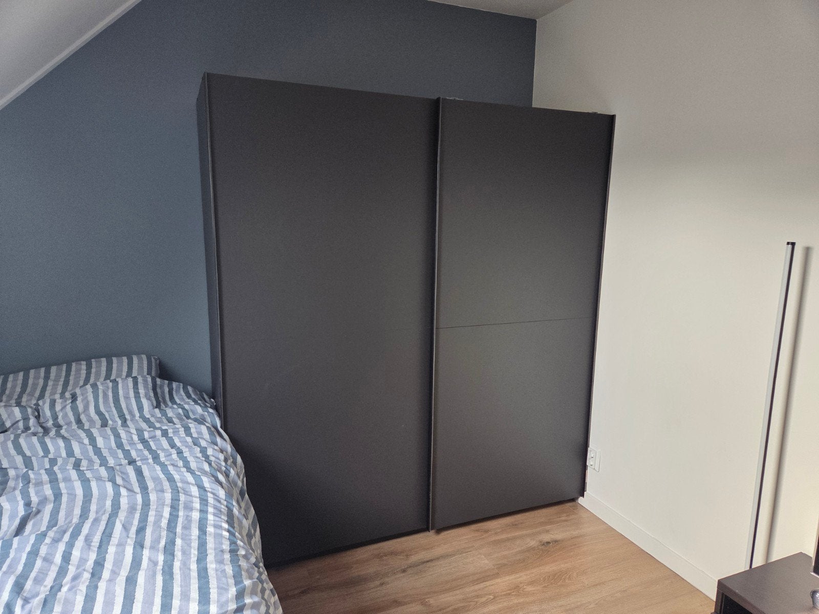 schuifdeur kledingkast 179x198x64, Ophalen, 150 tot 200 cm, Zo goed als nieuw, 150 tot 200 cm