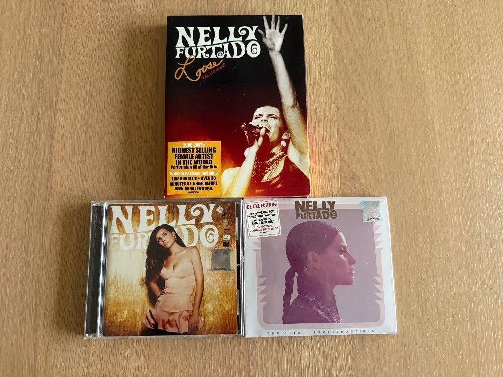 Nelly Furtado - 3x CD / DVD 2-CD Spirit Indestructible, Ophalen of Verzenden, Zo goed als nieuw