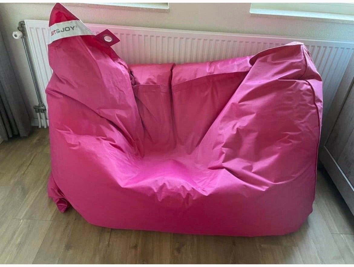 Roze Zitzak van SitsJoy - Comfortabel en Stijlvol, Ophalen, Zo goed als nieuw, Roze, Zitzak