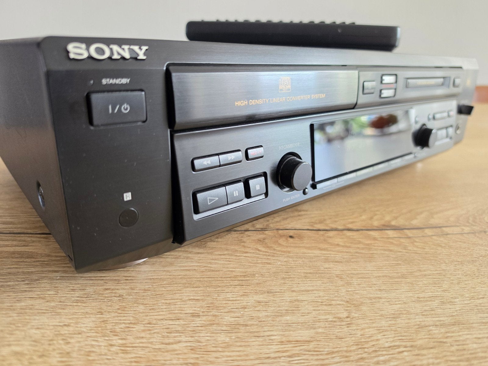 Sony MXD-D3 Compact Disc Minidisc Deck met afstandsbediening, Ophalen of Verzenden, Zo goed als nieuw, Sony