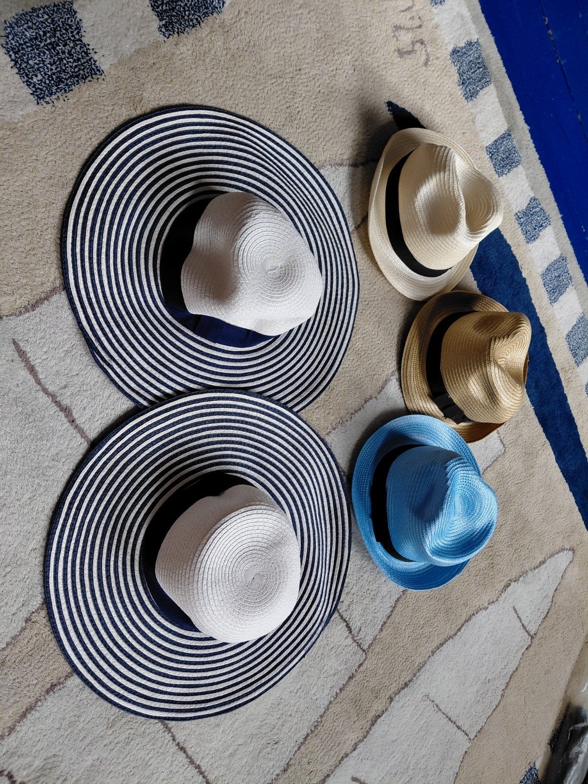 5 Zomerhoeden - Diverse Stijlen en Kleuren, Kleding | Dames, Hoeden en Petten, Ophalen of Verzenden, Gedragen, One size fits all