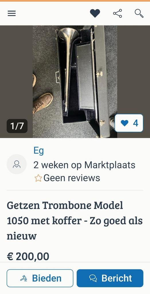 Oplichting,trap er niet in!!!, Muziek en Instrumenten, Ophalen of Verzenden