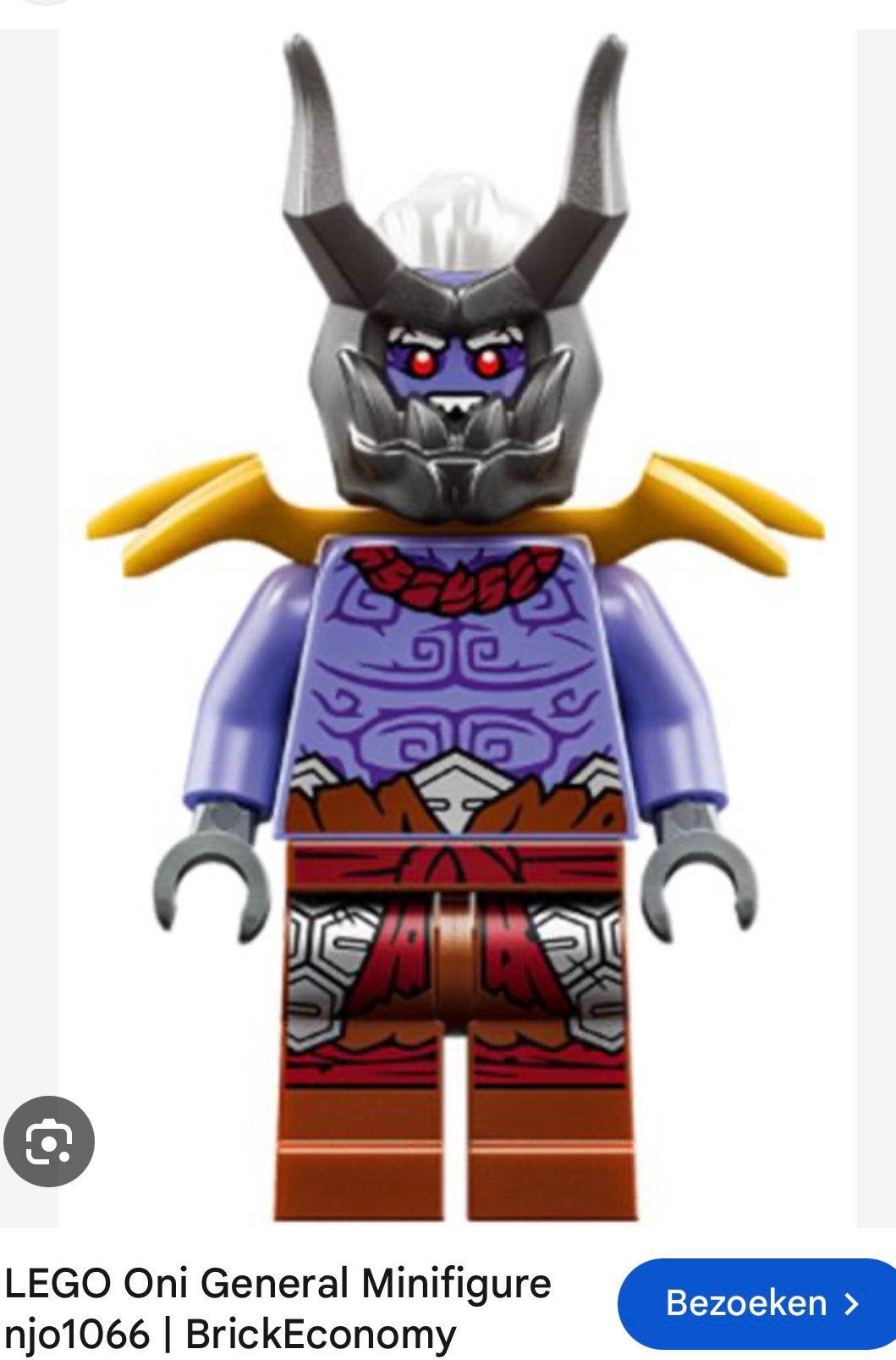 Lego Ninjago Legends Oni General njo1066 uit 71872 NIEUW, Kinderen en Baby's, Compleet, Lego, Nieuw, Ophalen of Verzenden