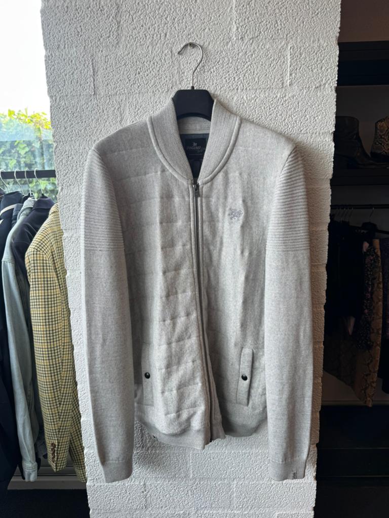 Vanguard vest wol heren maat M grijs, Kleding | Heren, Jassen | Zomer, Ophalen of Verzenden, Zo goed als nieuw, Grijs