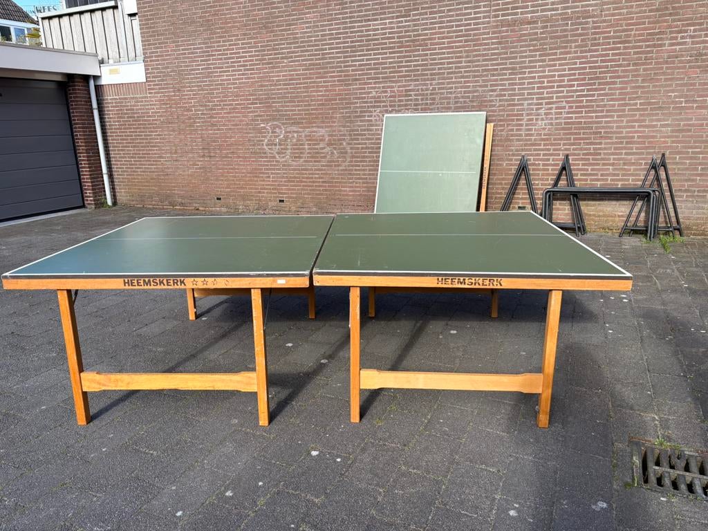 Tafeltennistafel, Sport en Fitness, Tafeltennis, Ophalen of Verzenden, Gebruikt, Tafel Indoor, Inklapbaar