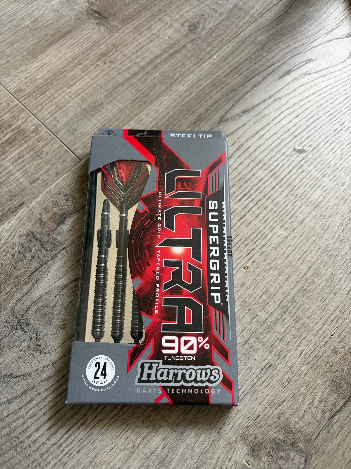Harrows Supergrip Ultra Darts 24 gram, Ophalen of Verzenden, Gebruikt, Pijlen