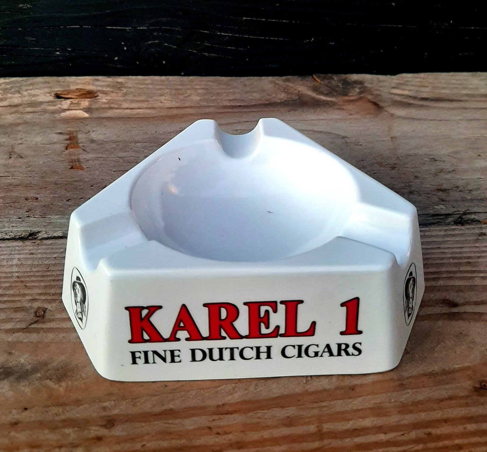 Vintage - KAREL 1 - Asbak - (Bistro / Lounge Sigaar / Cigar), Ophalen of Verzenden, Asbak