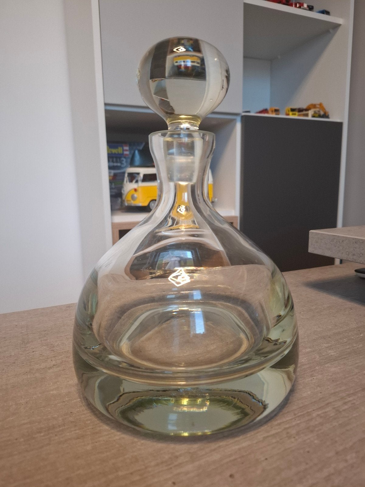 Glazen karaf met stop - Vintage design, Ophalen