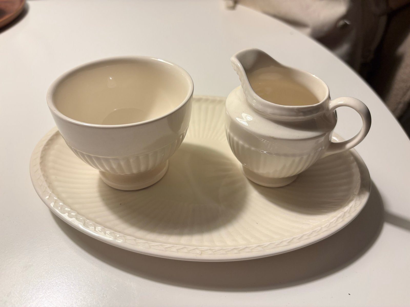 Wedgwood Etruria Barlaston Edme roomstel, Ophalen of Verzenden, Zo goed als nieuw, Aardewerk, Overige typen