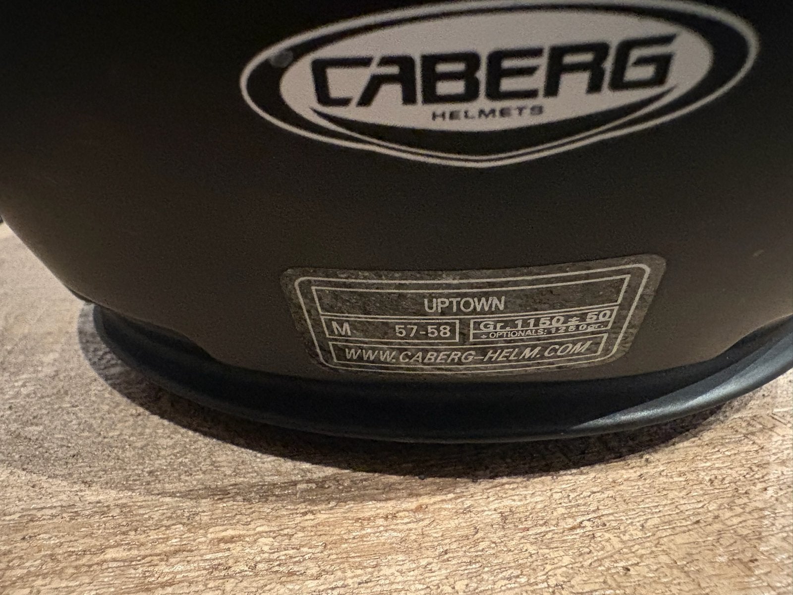 matzwarte Caberg helm met pinlock️❗️, Ophalen, Zo goed als nieuw, Medium