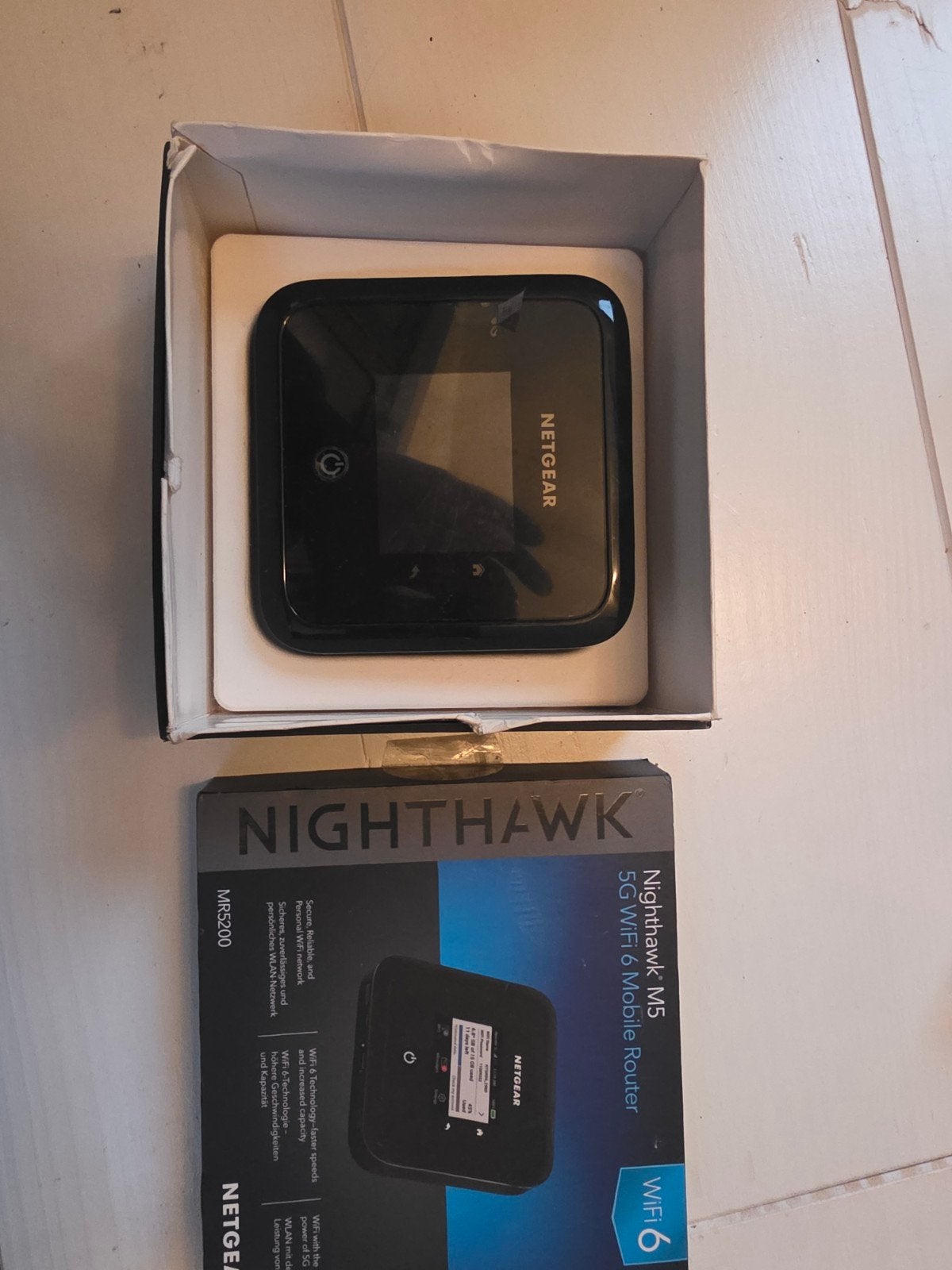 Netgear Nighthawk M5 5G WiFi 6 Mobiele Router, Computers en Software, Ophalen of Verzenden, Zo goed als nieuw, Router, Netgear