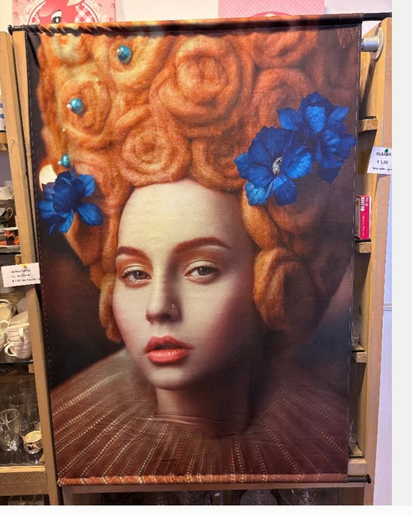 Velours wandkleed uit HD collectie (140 x 100 cm), Meerkleurig, Klassiek, Ophalen of Verzenden, Zo goed als nieuw