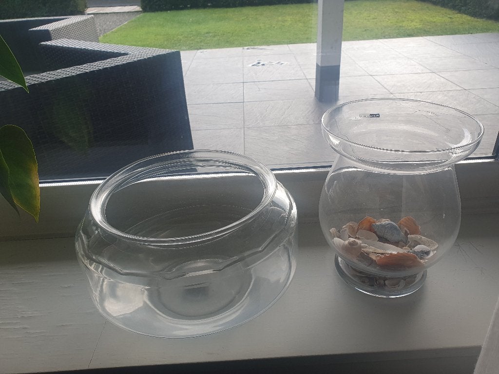 Goudviskom aquarium, Dieren en Toebehoren, Ophalen, Vissenkom, Zo goed als nieuw, Juwel