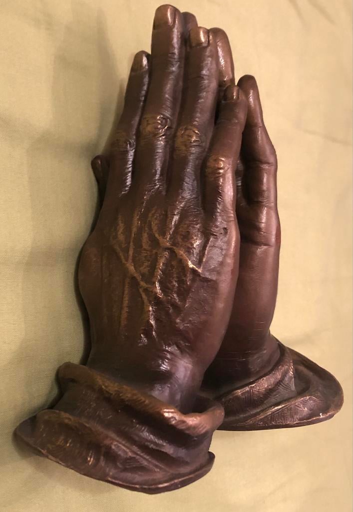 Biddende handen ALBRECHT DÜRER figuur Parastone beeldje, Antiek en Kunst, Antiek | Religie, Ophalen of Verzenden