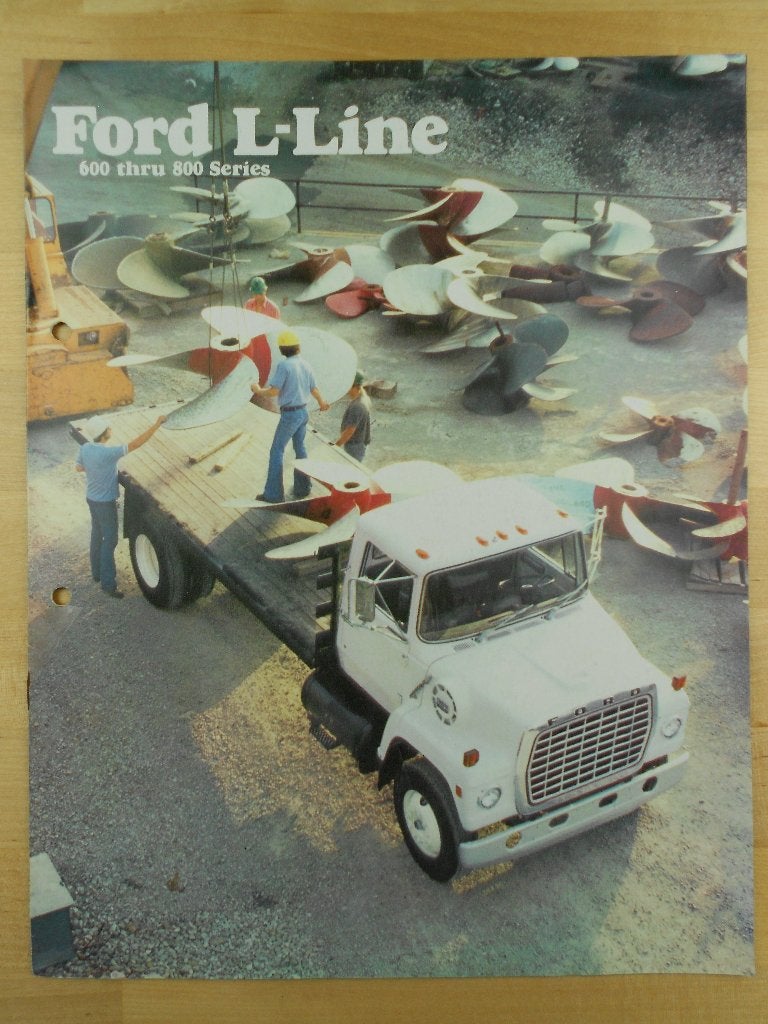 Ford L-Line Brochure 1978 LN LNT LTS 600 700 800 7000, Boeken, Ford, Ophalen of Verzenden, Zo goed als nieuw, Ford