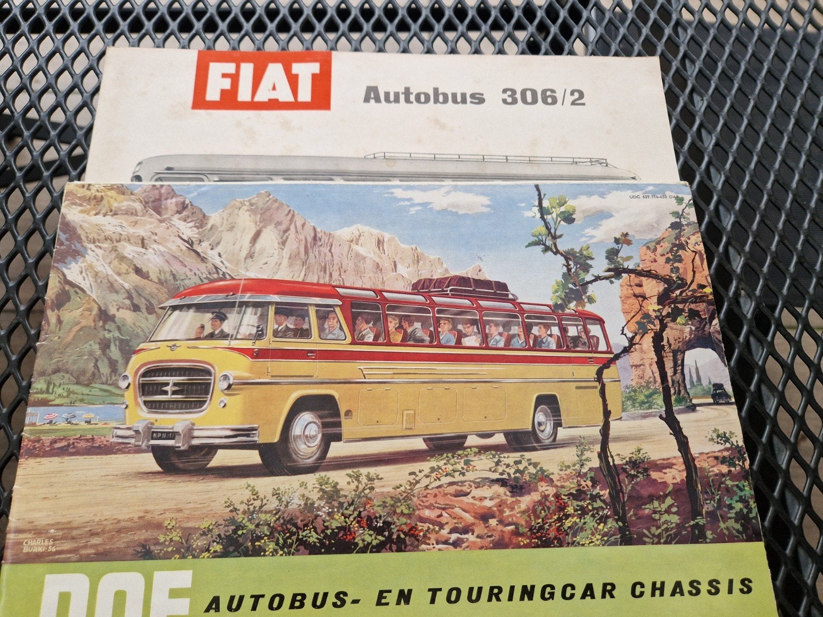 Folder Daf en Fiat autobus, Hobby en Vrije tijd, Ophalen of Verzenden