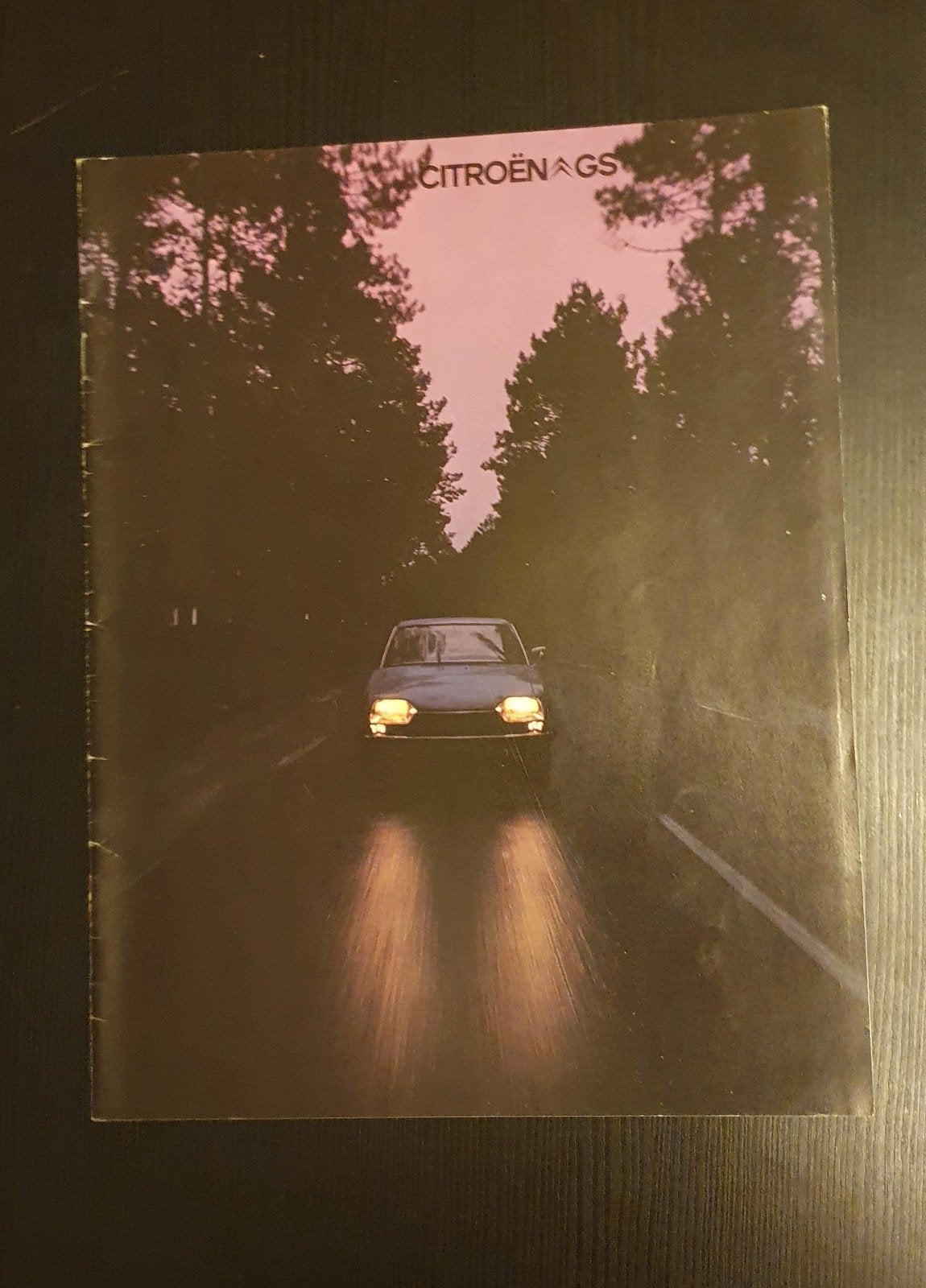 Citroën GS folder - Origineel uit 1975, Ophalen of Verzenden