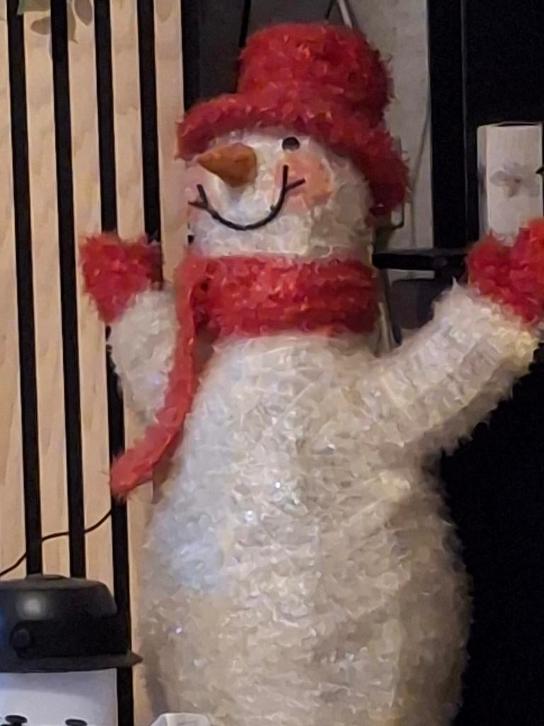 Sneeuwpop met licht, Diversen, Kerst, Ophalen