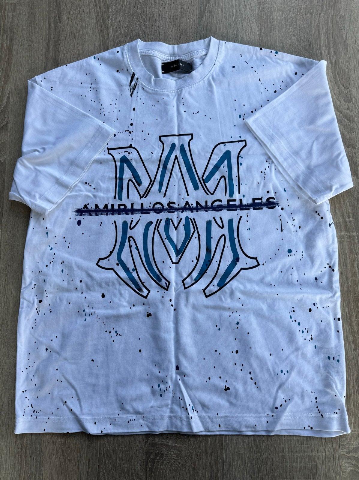 AMIRI Los Angeles T-shirt - Maat L, Kleding | Heren, Verzenden, Zo goed als nieuw, Maat 52/54 (L), Wit