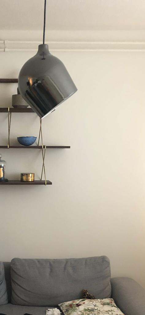 Frandsen design hanglamp (via Bolia) – zwart glans, Ophalen, Zo goed als nieuw, 50 tot 75 cm