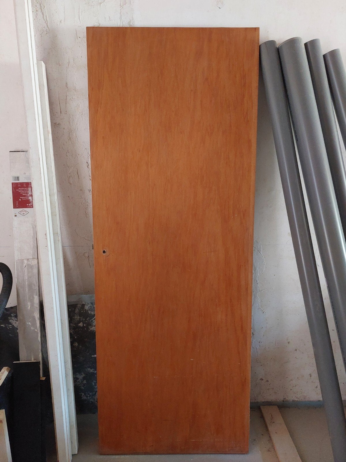 Gratis: vintage originele jaren '60 deur hout, Ophalen, Gebruikt, Minder dan 80 cm, Binnendeur