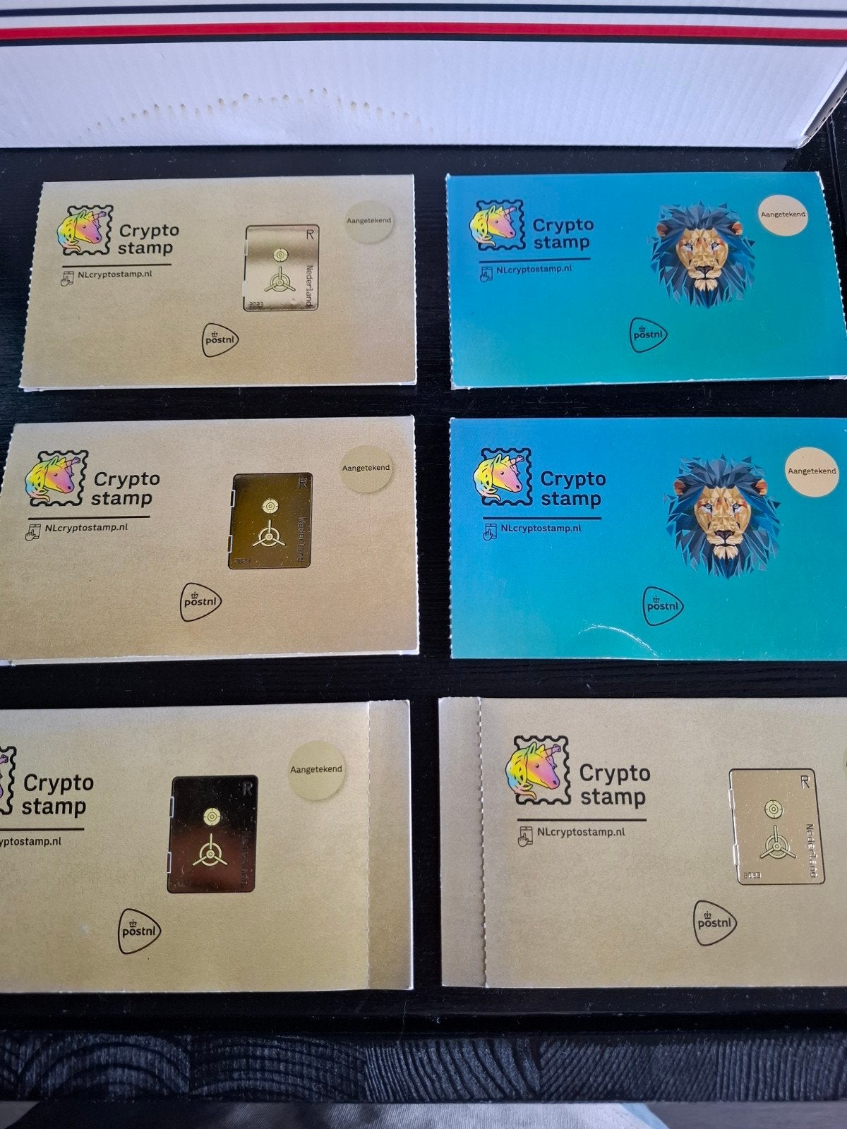 crypto postzegels, Ophalen of Verzenden